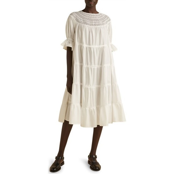 Merlette Dress Paradis Eyelet - Picture 2 of 12